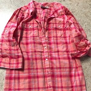 3/4 flannel shirt